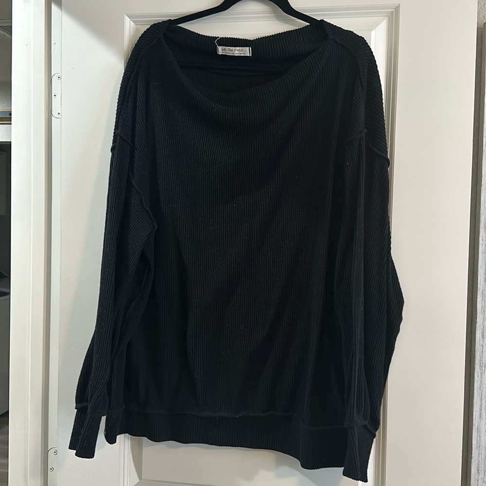 We the Free boat neck style sweater